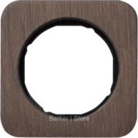 Berker R.1 Дуб/черный Рамка 1-местная