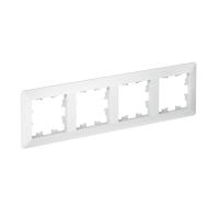 Systeme Electric AtlasDesign Air Лотос/дымчатый белый Рамка 4-ая