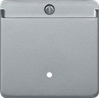 SE Merten SM Алюминий Накладка выключателя карточного