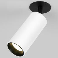 Diffe светильник встраиваемый белый/черный 10W 4200K (25052/LED) 25052/LED Elektrostandard Diffe a058173