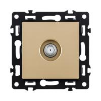 Розетка TV, золотой Kollinger Asthetik AS-020GD