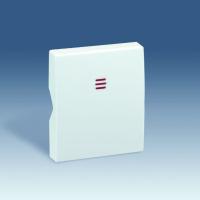 Simon 82 Centr. Алюминий Накладка на мех. с подсветкой