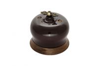 BIRONI Фаберже Керамика Коричневый Переключатель 1-кл