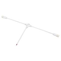 Arlight Коннектор питания ARL-MOONLIGHT-SPI/DMX-CON-POWER-T-MID-WIRE-WH (IP67 Пластик, 3 года)