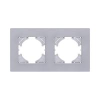 Рамка 2-постовая, серый Kollinger Aspekt AT2GY