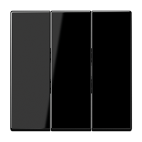 JUNG Черная Клавиша 3-ая для трёхклавишного переключателя арт. 5306EU