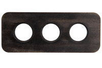 BIRONI Шедель Верди Бук Угольно-черный Рамка 3-ая (скрытый монтаж)