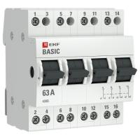 EKF Basic Трехпозиционный переключатель 4P 63А