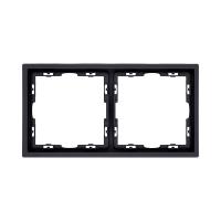 Рамка 2-постовая, черный матовый Kollinger Eclipse EC2BK