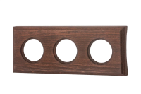 BIRONI Шедель Бук Винтаж Рамка 3-ая на бревно 220мм (срытый монтаж)