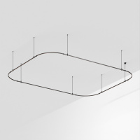 Arlight Основание ART-APRIORI-RECTANGLE-SOFT-ROD-800-4500x3500 (BK) (IP20 Металл, 3 года)