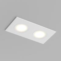 Встраиваемый влагозащищенный светильник PORT, 2?15 Вт макс., LED, GU5.3, IP65, корпус из полимера, цвет белый