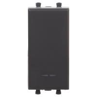 DKC Avanti Черный матовый Переключатель 1 модуль