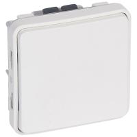 Legrand Plexo Arctic Антибактериальный Мех Выключатель 1-клавишный кнопочный