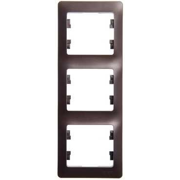 SE Glossa Шоколад Рамка 3-ая, вертикальная