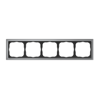 Systeme Electric ArtGallery Pure Органическое стекло Алюминий Рамка 5-ая