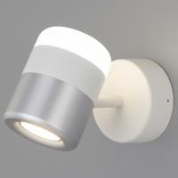 Настенный светильник 20165/1 LED белый / серебро Eurosvet Oskar Настенный светильник 20165/1 LED белый / серебро Eurosvet Oskar