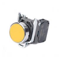 Systeme Electric Кнопка SB4 в сборе модульная 22мм желтая с возвратом металл 1НО