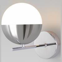 Настенный светильник со стеклянным плафоном 70129/1 хром Eurosvet Nuvola