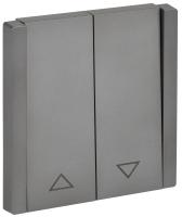 IEK FORTE&PIANO Сталь Выключатель жалюзи 10А FP511