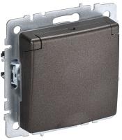 IEK BRITE Роз. с з/к/ш с кр. 16А IP20 РСбш10-3-БрТБ бр.