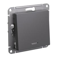 Systeme Electric AtlasDesign Базальт Переключатель 1-клавишный с подсветкой, сх.6а, 10АХ, механизм