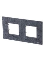 ABB NIE Zenit Сланец Рамка 2-я 2+2 мод