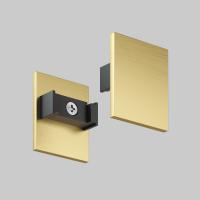 TR5735H-SB Торцевая заглушка, высокая, для использования с экраном, для трека Shine, серия Base, комплект 2 шт, сатинированная латунь, алюминий