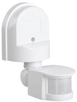 IEK Датчик движения ДД 008 белый, макс. нагрузка 1100Вт, угол обзора 180град., дальность 12м, IP44