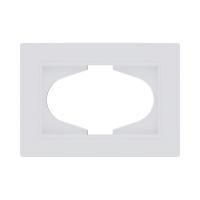 Рамка для двойной розетки, белый матовый Kollinger Eleganz Plex EP120WM