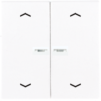 JUNG Клавиши для сдвоенной кнопки BCU белые