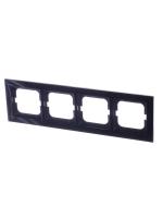 ABB BJE Axcent Черный Рамка 4-ая