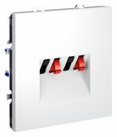 Розетка акустическая встраиваемая VOLTUM S70 4-местная, (белый матовый) Розетка акустическая встраиваемая VOLTUM S70 4-местная, (белый матовый)