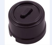 BIRONI Лизетта Пластик Черный Выключатель перекрестный 1-кл (клавишный)