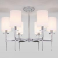 Классическая люстра с абажурами 60132/6 хром Eurosvet Brielle