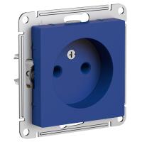 SE AtlasDesign Аквамарин Розетка б/з без шторок, 16А, механизм