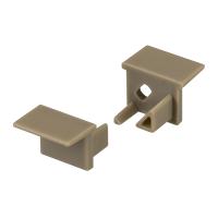 Arlight Комплект заглушек SL-BEVEL-H10-F14 OLIVE GREY (Пластик)