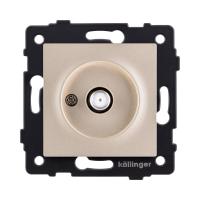 Розетка спутниковая SAT, золотой Kollinger REA-020GD для Aspekt, Eleganz, Reflex