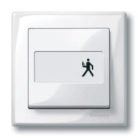 SE Merten SM Клавиша одиночная с полем для надписи