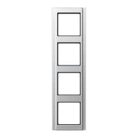 JUNG A 500 Алюминий Рамка 4-ая