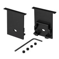 Arlight Заглушка SL-COMFORT-3551-F BLACK c отверстием (Металл)