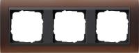 Gira Event Opaque Темно-коричневый/Антрацит Рамка 3-ая