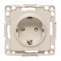 EKF PROxima Стокгольм Белый Розетка с/з, со шторками, 16А, винт.клеммы