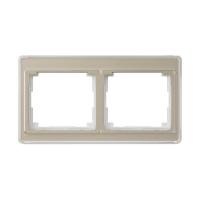 JUNG SL 500 Бронза Рамка 2-ая горизонтальная