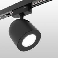 Трековый светильник для однофазного шинопровода Ogma GU10 черный MRL 1005 Elektrostandard Ogma a047372
