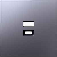 Donel Накладка для розеток USB, сталь, серия S08, DS28637