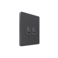 Systeme Electric Systeme Infinity Вулканический пепел Розетка информационная RJ-45 кат.5e 2-я