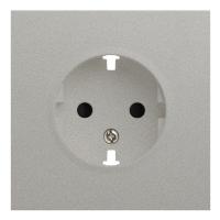 Лицевая панель для розетки 2к+з, платина (35632 PL)