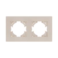 Рамка 2-постовая, золотой Kollinger Aspekt AT2GD