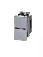 ABB NIE Zenit Серебро Переключатель 1-клавишный перекрестный 1 мод